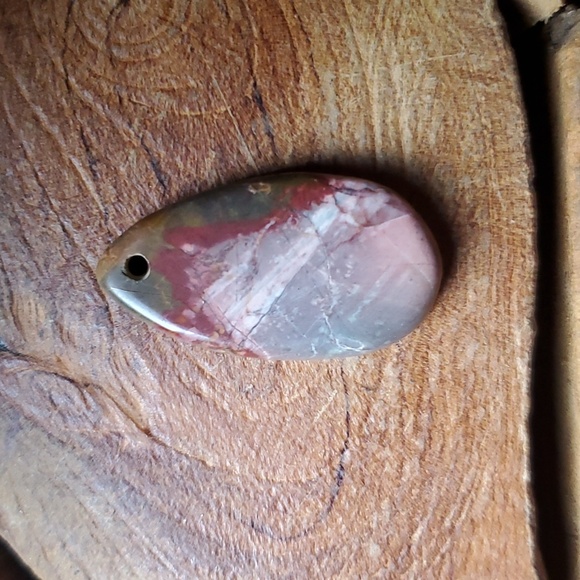 New Picasso Jasper Teardrop Pendant. - Picture 2 of 9